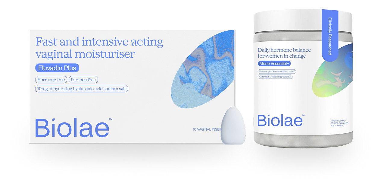 Evidence-based solutions for menopause and vaginal health.