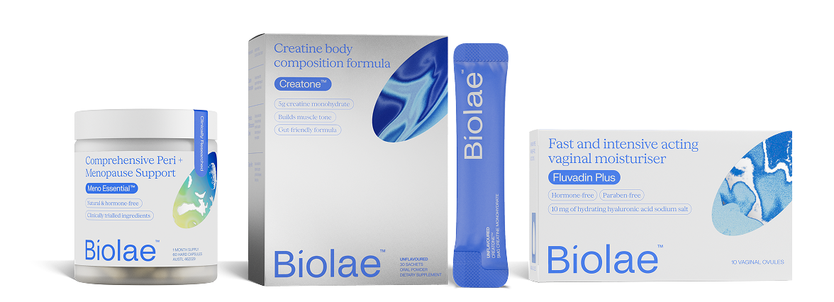 Evidence-based solutions for menopause and vaginal health.